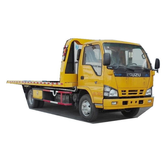 Isuzu New Condition and Diesel Fuel Type 600P 6 Wheels 130 horsepower 4X2 Tow Truck Wrecker For Sale