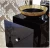 Import Italy luxury bathroom vanity cabinet with big mirror and glass art basin bathroom hotel vanity from China