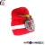 Import jacquard knitted soccer football winter sports woven outdoor acrylic yarn spandex american football red beanie hat from China