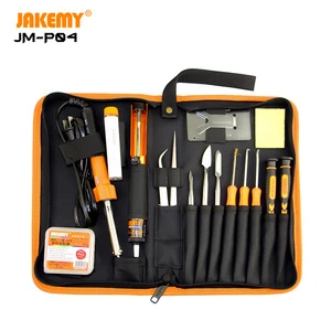 JAKEMY Wholesale Electric Soldering Iron Bit Welding Tool Set with Mini Screwdriver DIY Repair Tool for Electronic Soldering Tin