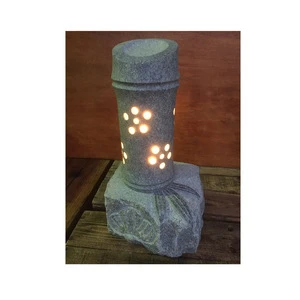 Japanese stone accessories outdoor light antique garden lantern lamp