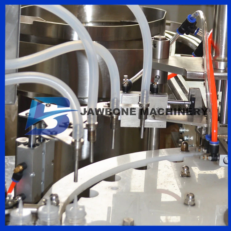 JB-Y4 Glass bottle automatic cbd essential oil Cell activity reagent filling capping machine