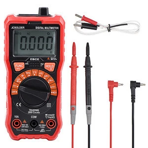 JCD Digital Multimeter Auto Ranging 6000 Counts AC/DC voltage meter Universal Power Large LCD Scrern