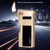 JOBON  Cigarette Gas Pipe flame Lighter mecheros briquet feuerzeug Smoking Accessories Custom Logo Wholesale