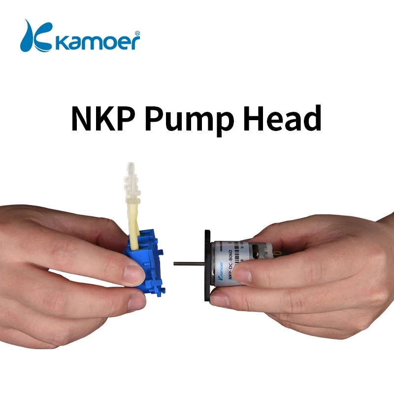 Kamoer NKP micro peristaltic pump head with BPT tubing or silicone tube