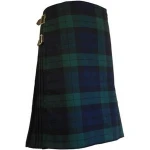 Kilt 8 Yards Traditional Mens Scottish Kilt Blackwatch Tartan fabric kilt acrylic wool