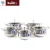 Import Kitchen Cookware Stainless Steel Stock Pot With Glass Lid And Two Side Handle from China