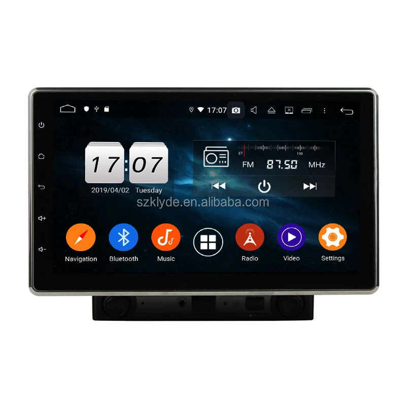 KLYDE KD-2000 10.1 Inch Big Screen 2Din Car Video Player Android Car Multimedia System With 1024*600 Capacitive Touch Screen