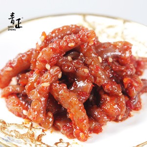 Korea style frozen spicy seasoned octopus
