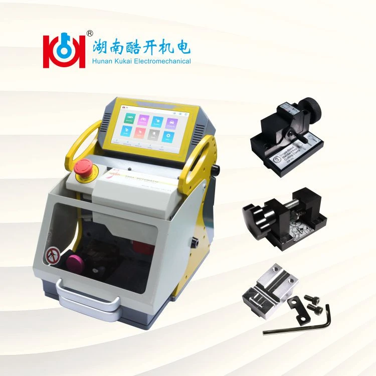 Kukai SEC-E9 Key Cutting Machine With 03,04 &amp; TOY2 Key Clamp For Car Keys 2020 New Locksmith Tools supplier Hot Sales From China