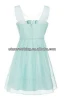 ladies fancy pleated front short prom dress