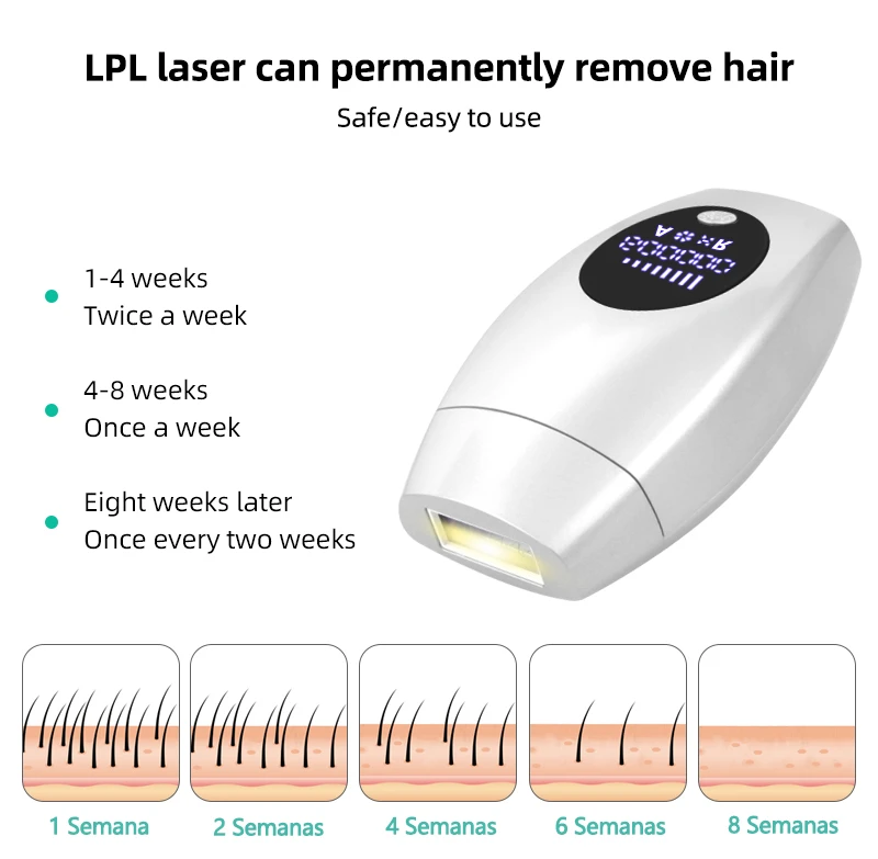 Ladies Small Portable Machine Fast Treatment Permanent Painless Diode At Home Permanent Ipl Hair Remover Epilator Removal Laser