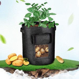 large 5 gallon garden plant vegetables coco peat potato planter grow bags fabric pots