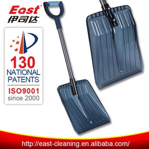 Large capacity Winter manual push plastic aluminum handle snow shovel custom ice scraper and snow shovel
