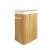 Import Large Folding Bamboo Hampers Laundry Basket with 2 Compartments Textile Bag 105L from China
