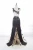 Import Latest long-length black a line evening dress formal from China