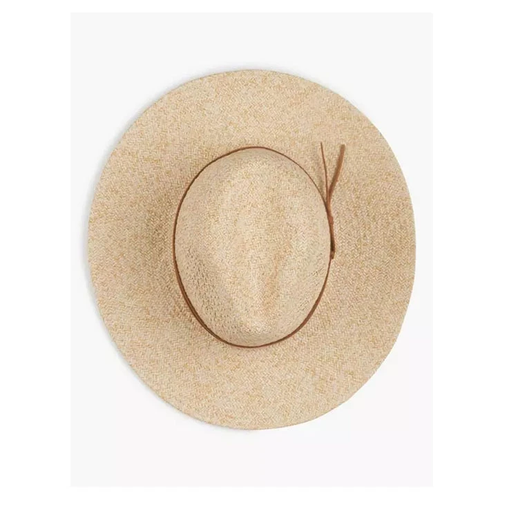 Latest Style Custom Unisex Fashion Wide Brim Panama Beach Cowboy Straw Fedora Hat