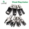 LAVIE 4PCS Wood Plug Cutters Set Woodworking Cutting Tool Wood Drill Bit Claw Cork Drill for Wood 5/8 1/2 3/8 1/4 DB03010