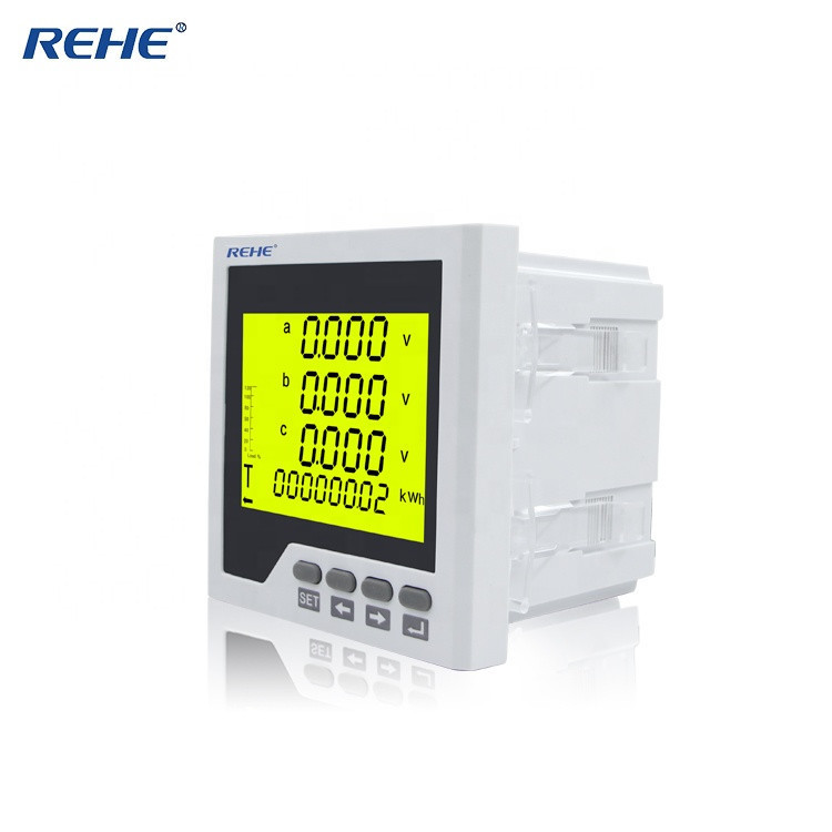 Buy Lcd 3 Phase Digital Multi Function Power Meter Testing Current ...
