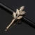 Import Leaf Hair Pins Alloy Hair Clips Straight Gold  Hair Pins Barrettes for Women Ladies Girls from China