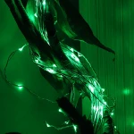 Led Outdoor Christmas Fairy Lights Warm White Copper Wire Led String Lights Starry Light+power Adapter(uk,Us,Eu,Au Plug)
