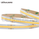 LEDBuilders Led cob strip Waterproof IP20 cuttable 12V/24V CRI 90 seamless led strip light for decorative indoor