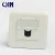 Import Legrand type CAT6 Shielded, Unshielded Faceplate 86*86 RJ45 Wall outlet German Type from China