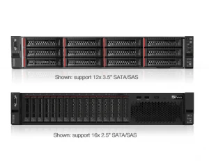 Lenovo ThinkSystem SR550 rack server 2u with Intel Xeon Platinum 8156  processor