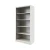Import Library book shelf bookstore white bookcase movable steel book shelf from China