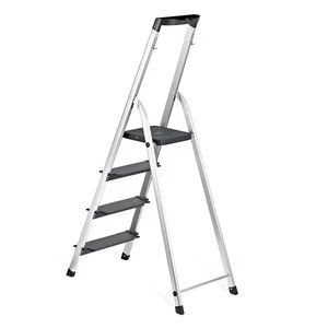 Lightweight 4 Step Ladder Folding Step Stool Stepladders aluminum 4 step ladders