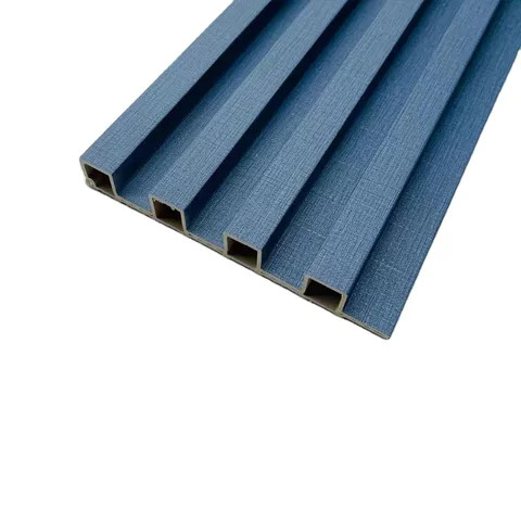 Linyi Waterproof 3D Decorative Fluted WPC Wall Panel For Interior Decoration