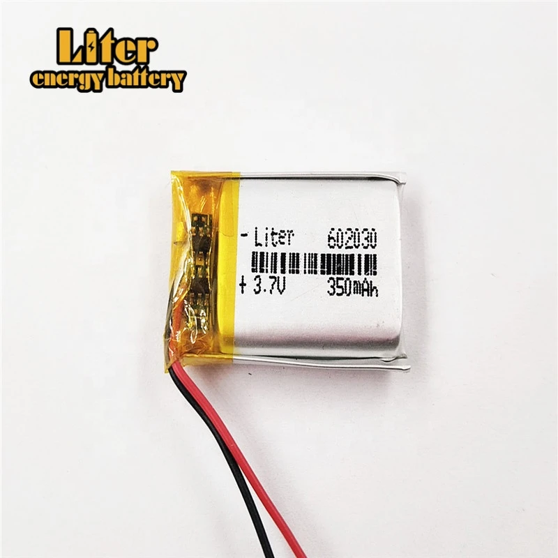 LiPo 062030 3.7V 350mAh 602030 li-polymer battery with pcm