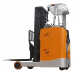 Lithium battery optional electric reach truck pallet stacker seated type reach forklift for material handling
