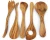 Import live wood mixing spoon with hole from China