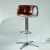 Import loft industrial furniture bar chair vintage leather stainless steel lift adjustable bar stool chair high chair for bar table from China