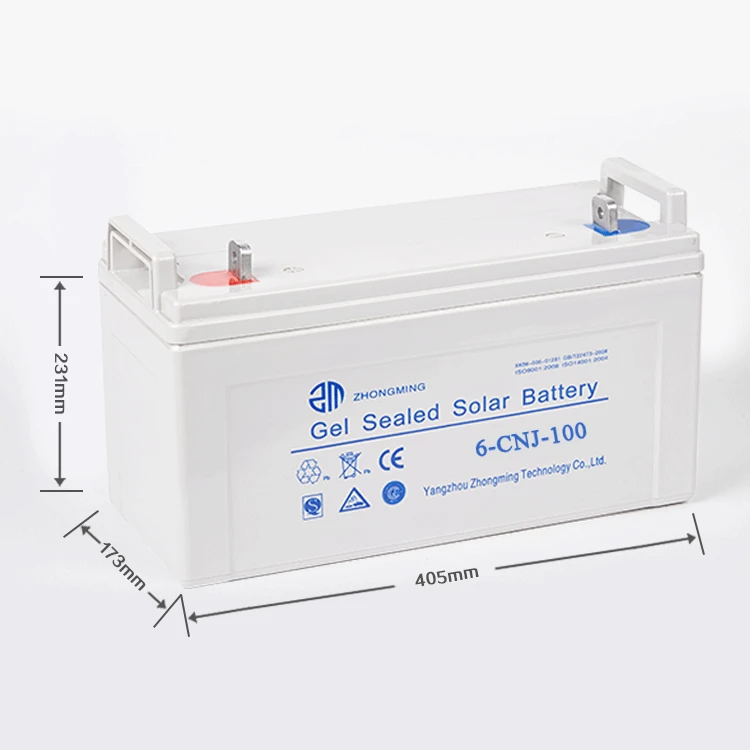 Long working Life Agm 12v 100ah Lead Acid Battery for Wind Power System