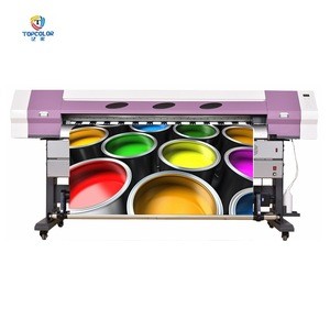 Low cost large format printing machine 1.8m roll to roll digital printer 6ft dx7 xp600 dx5 dgi flex printer all in one