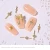 Import Luxury 3A Zircon Gold Plated Color Geometric Bar 3D Nail Art Finger Nail decorated Beauty Nail Sticker Fashion Accessories from China