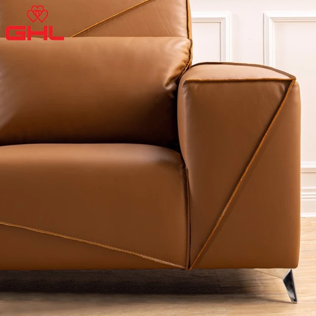 Luxury And Modern Convenient Home Living Room Furniture Leather Sofas
