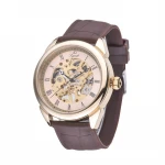 Luxury Automatic Leather Watch Strap Men Mechanical Watch