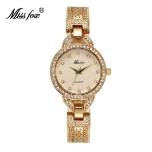 Luxury Brand MISS FOX  2119 Fashionable Women Quartz Watches Japanese Movement Female Ladies Jewelry Dress Watch