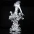 Import luxury home decoration sculpture resin craft gold silver home small decoracion angel figure lady statue from China