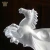Import Luxury Home Decorative Frosted Art Glass Horse Vase Wedding Party Centrepiece from China