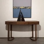 Luxury Living Room Entryway Wooden Console Table With Drawers Modern Hallway Table