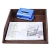 Import Luxury personal office stationery desk sets leather desktop organizer from China
