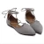 Import lx20294a korean style ladies footwear women pointed flat single shoes from China