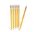 Import Made In Vietnam 48ct 190 x 7.0mm ,2.0mm HB Lead soft poplar Pencils with Eraser Yellow Wooden pencil from Taiwan