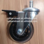 Major brand 75mm solid furniture caster wheel