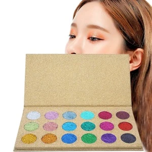 Make Up Cosmetics Glitter Eyeshadow Palette With Your Own Brand Eye Shadow