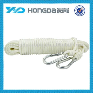 manufactured nylon polyester rope braided dock line rope for marine supplies